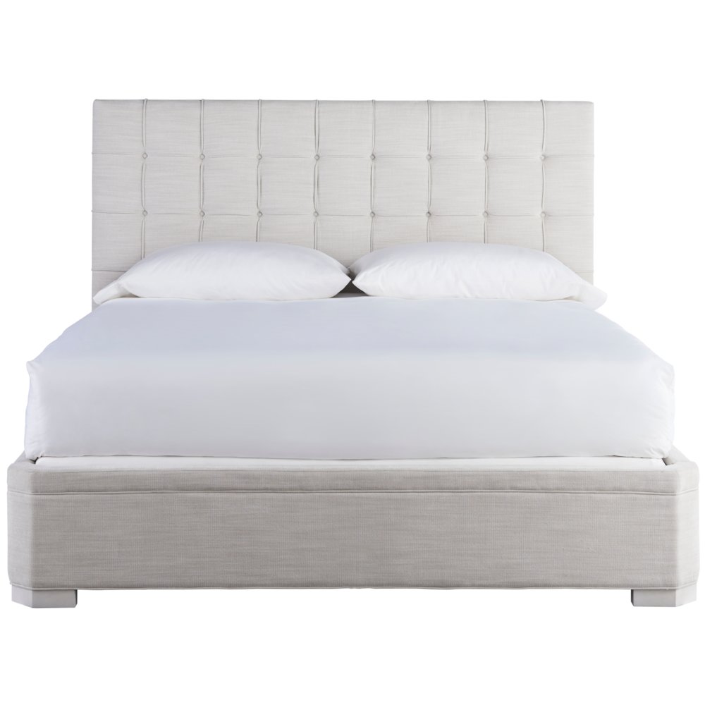 Uptown Bed Queen 50 In Alabaster Color. Picture 1