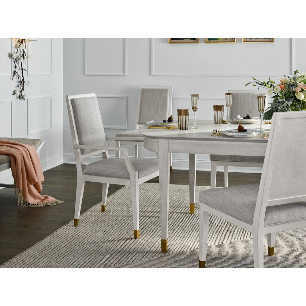 Love Joy Bliss Side Chair (Set Of 2) In Alabaster Color. Picture 4