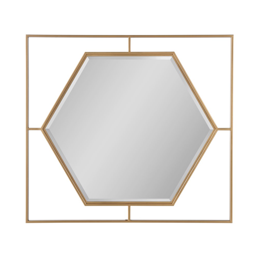 Love Joy Bliss Mirror In Soft Gold Metal Color. Picture 1
