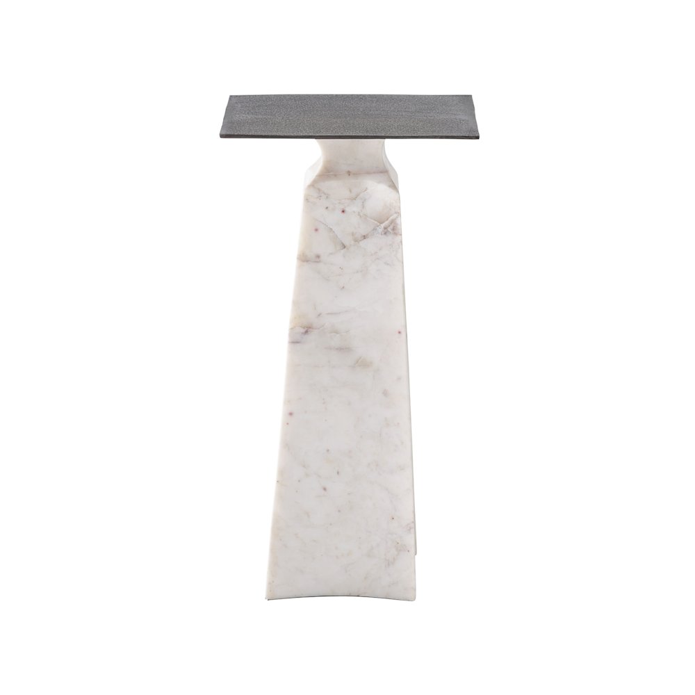 Figuration Side Table Wmarble Base. Picture 1