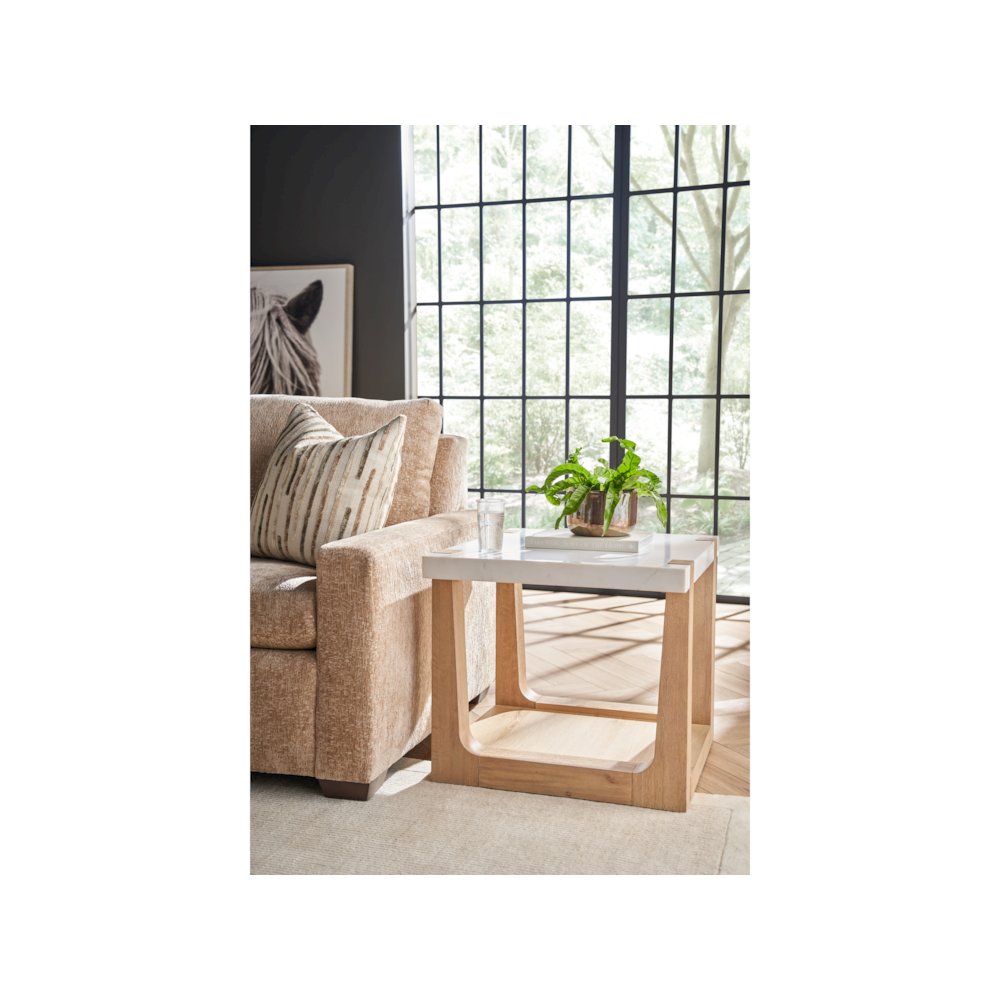 Ellis  End Table In Organic Natural Oak Color. Picture 4