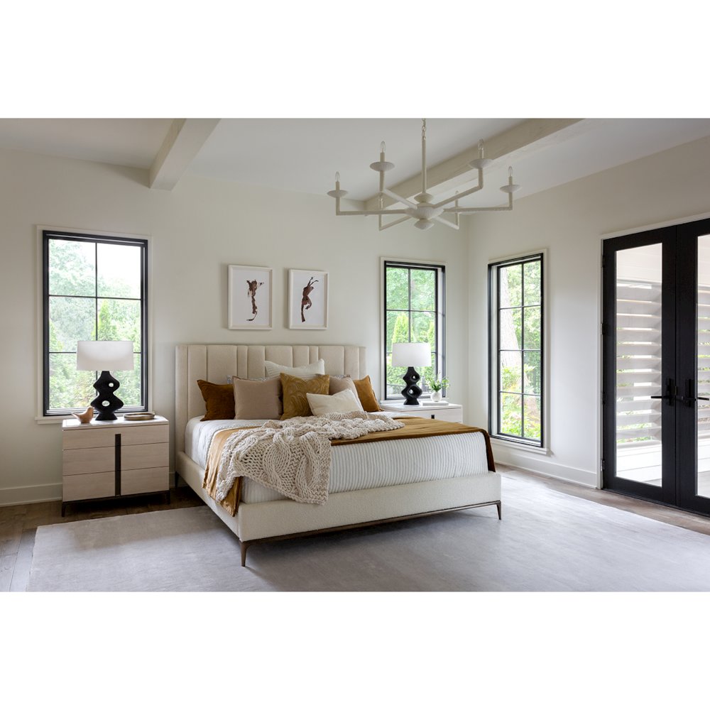 Summerland Bed Queen 50 In Satin Bronze Color. Picture 4