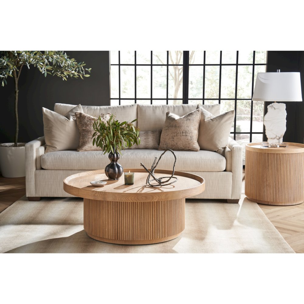 Lumi Side Table In Natural Oak  Color. Picture 2