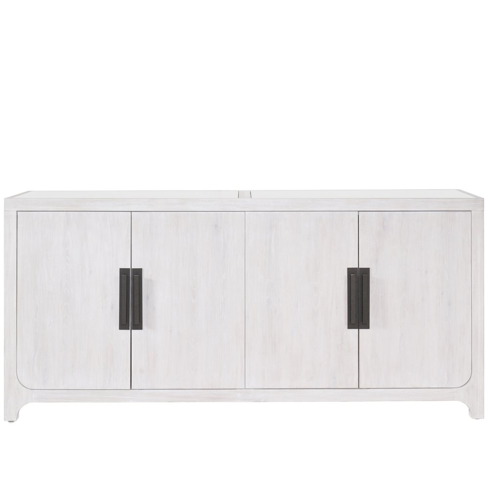 Blair Credenza In Weathered Gray Color. Picture 1