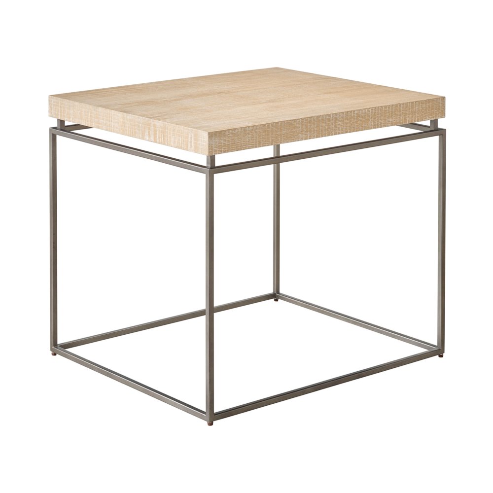 End Table In Rustic Natural Oak Color. Picture 2