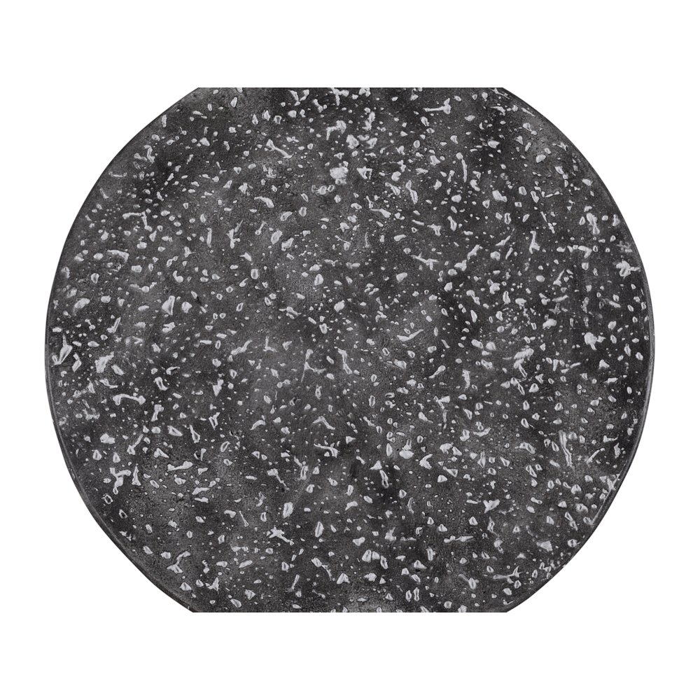 Stinson Accent Table In Speckled Gray Color. Picture 2