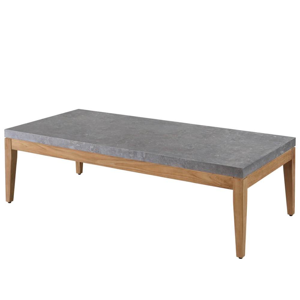 Chesapeake Cocktail Table In Grade A Natural Teak Color. Picture 2