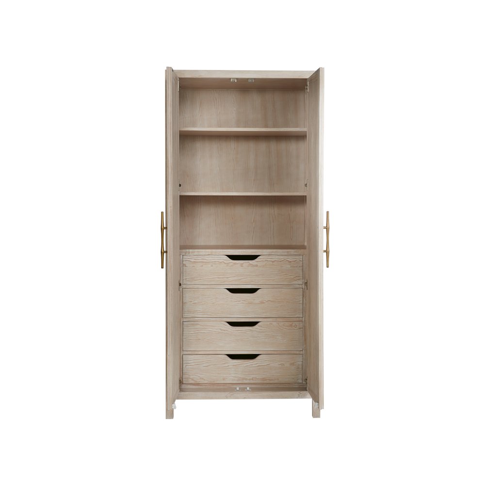 Getaway Utility Cabinet In Sea Oat Color. Picture 3