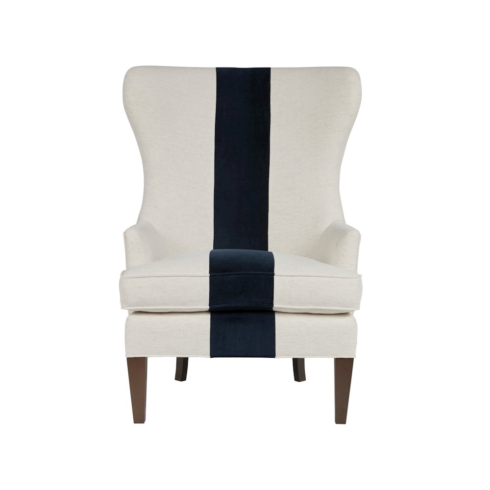 Surfside Wing Chair In Onyx Color. Picture 1