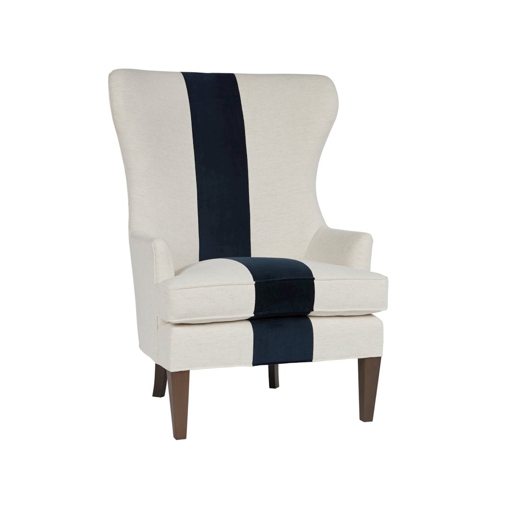 Surfside Wing Chair In Onyx Color. Picture 2