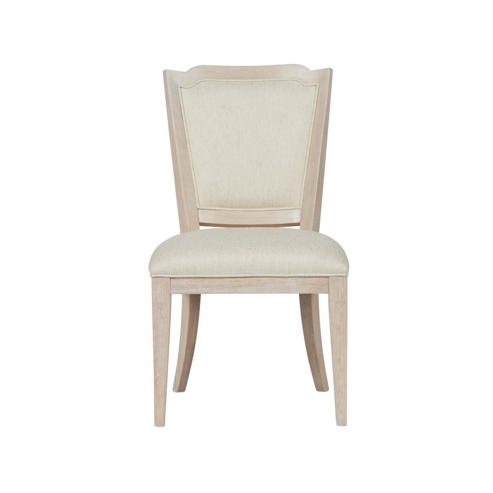 Getaway Upholstered Back Side Chair (Set Of 2) In Sea Oat Color. Picture 1