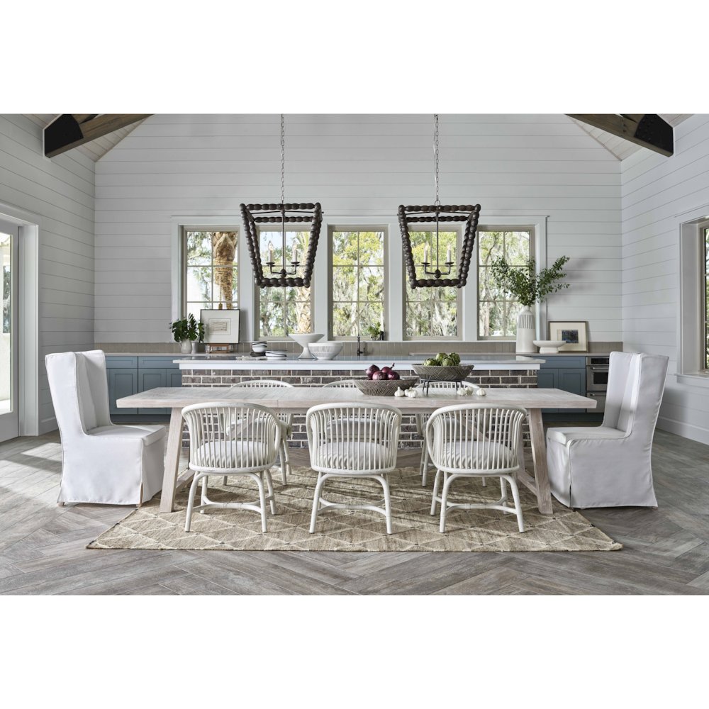 Getaway Dining Table  In Sea Oat Color. Picture 6