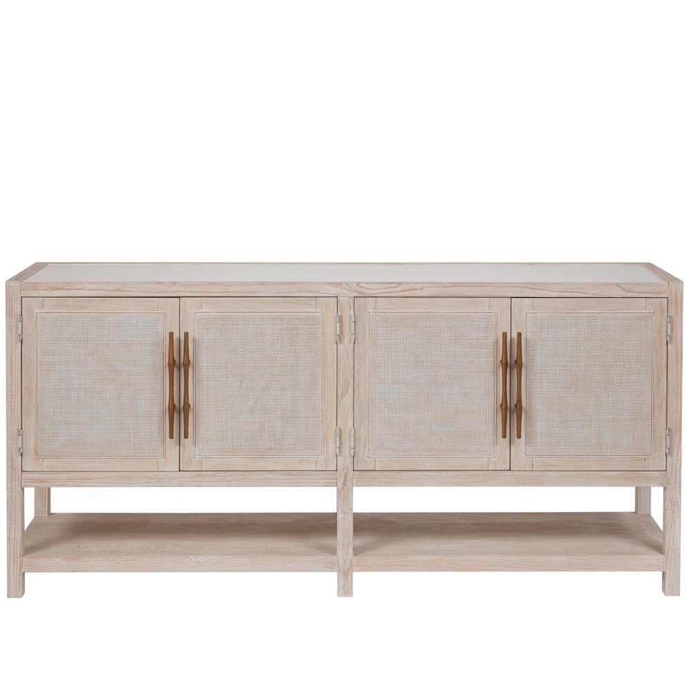 Getaway Buffet In Sea Oat Color. Picture 1