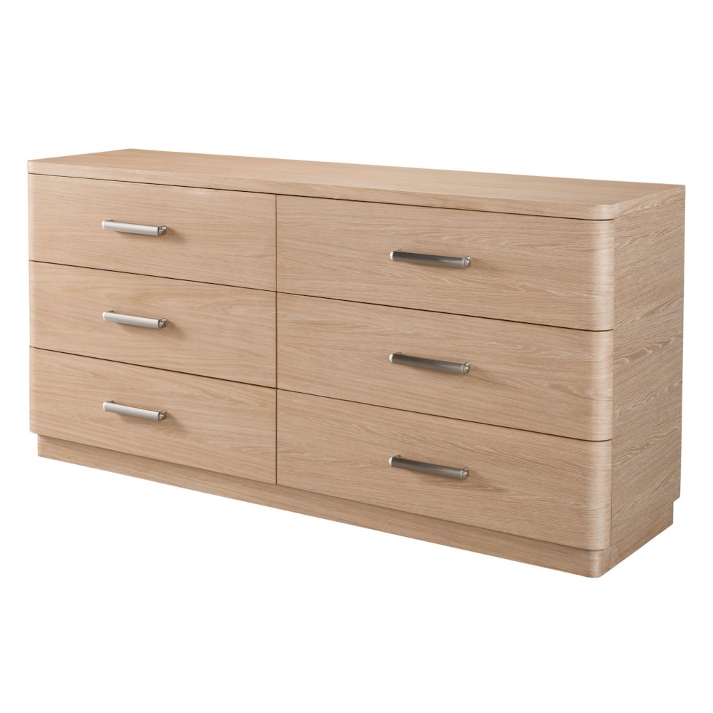 Nomad Six Drawer Dresser In Tech Oak Color. Picture 2