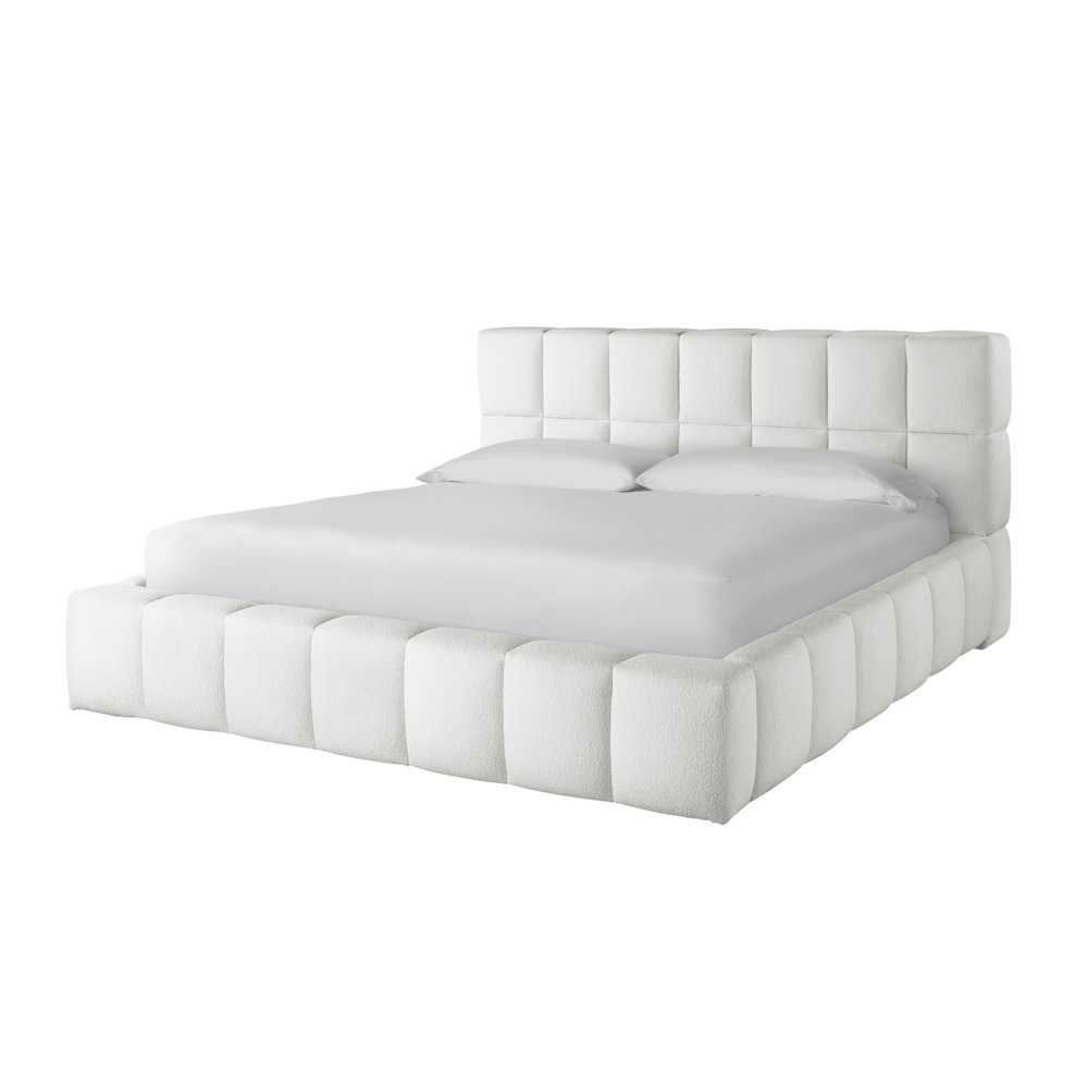 Colina Bed Complete Queen 50 In Brushed Nickel  Color. Picture 2