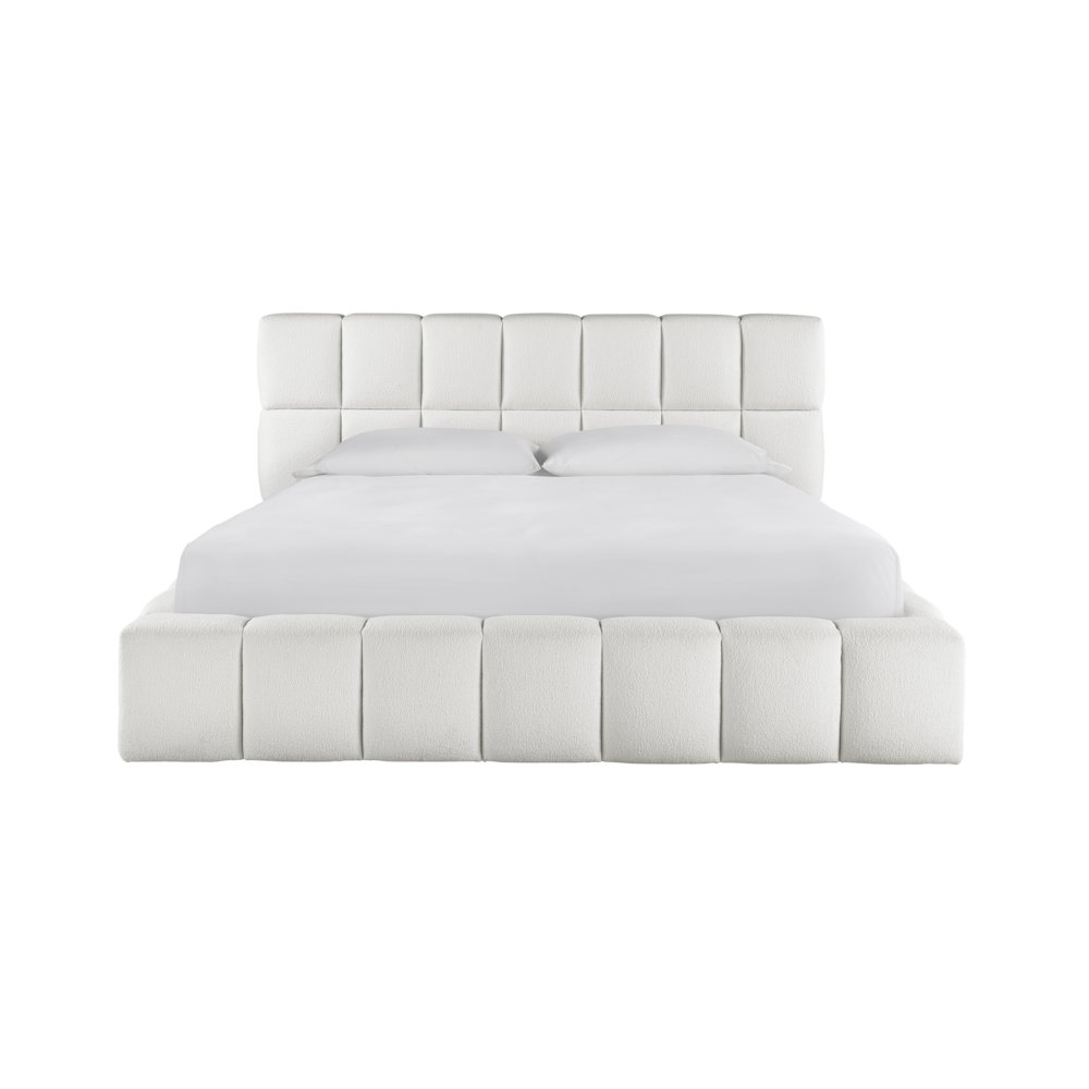 Colina Bed Complete Queen 50 In Brushed Nickel  Color. Picture 1