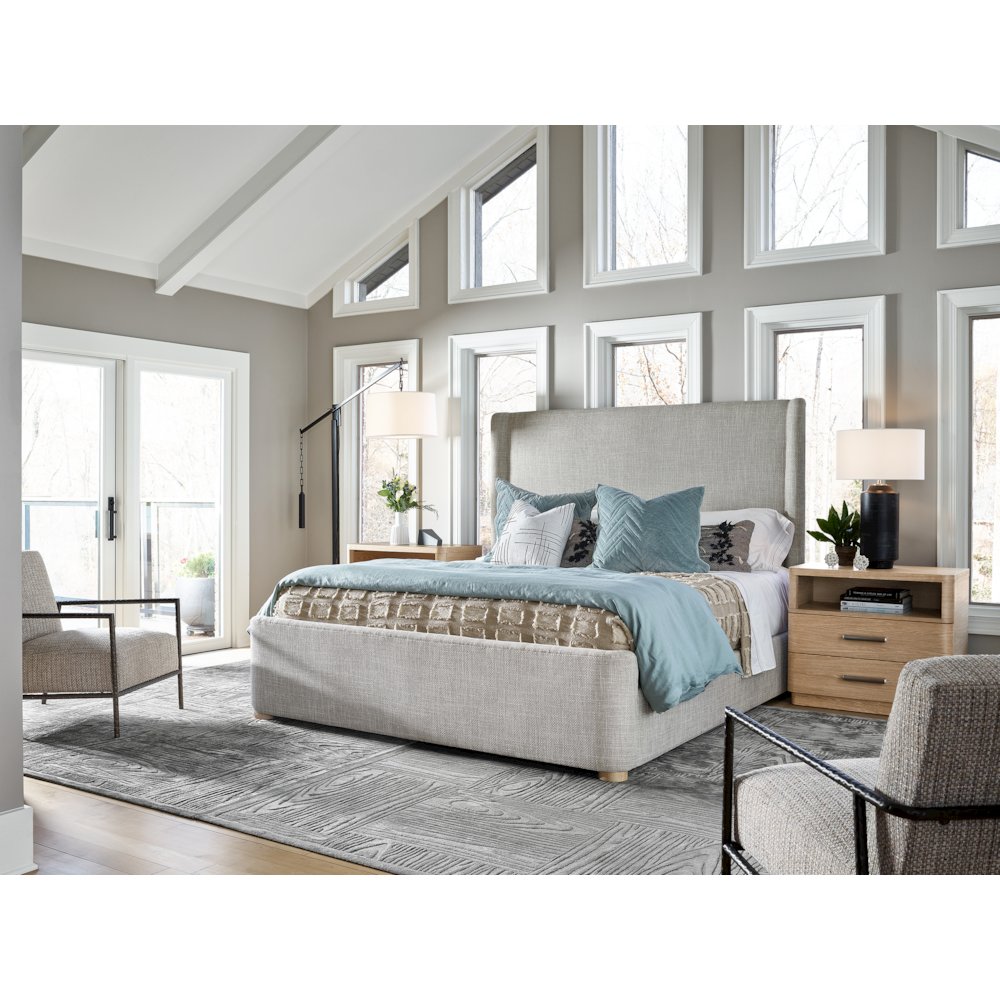 Daybreak Bed Complete Queen 50 In Brushed Nickel  Color. Picture 4