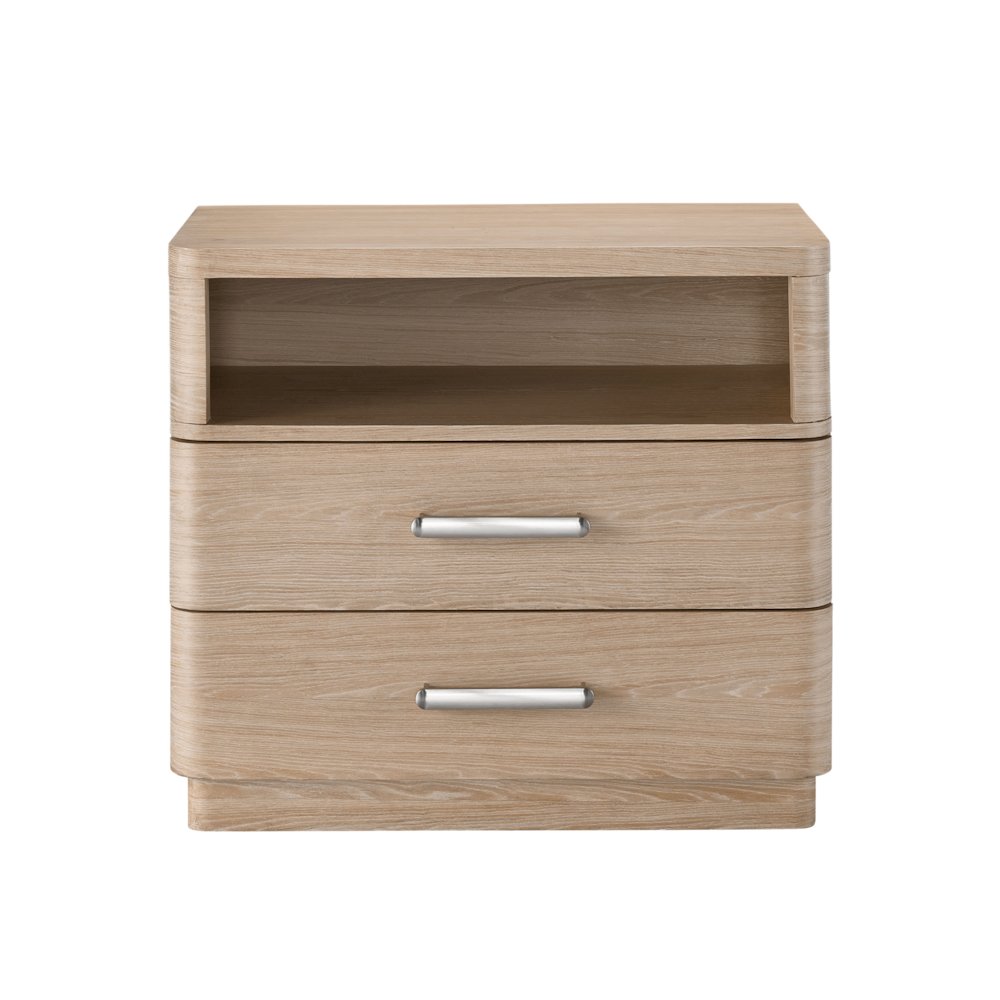 Nomad Nightstand In Tech Oak Color. Picture 1