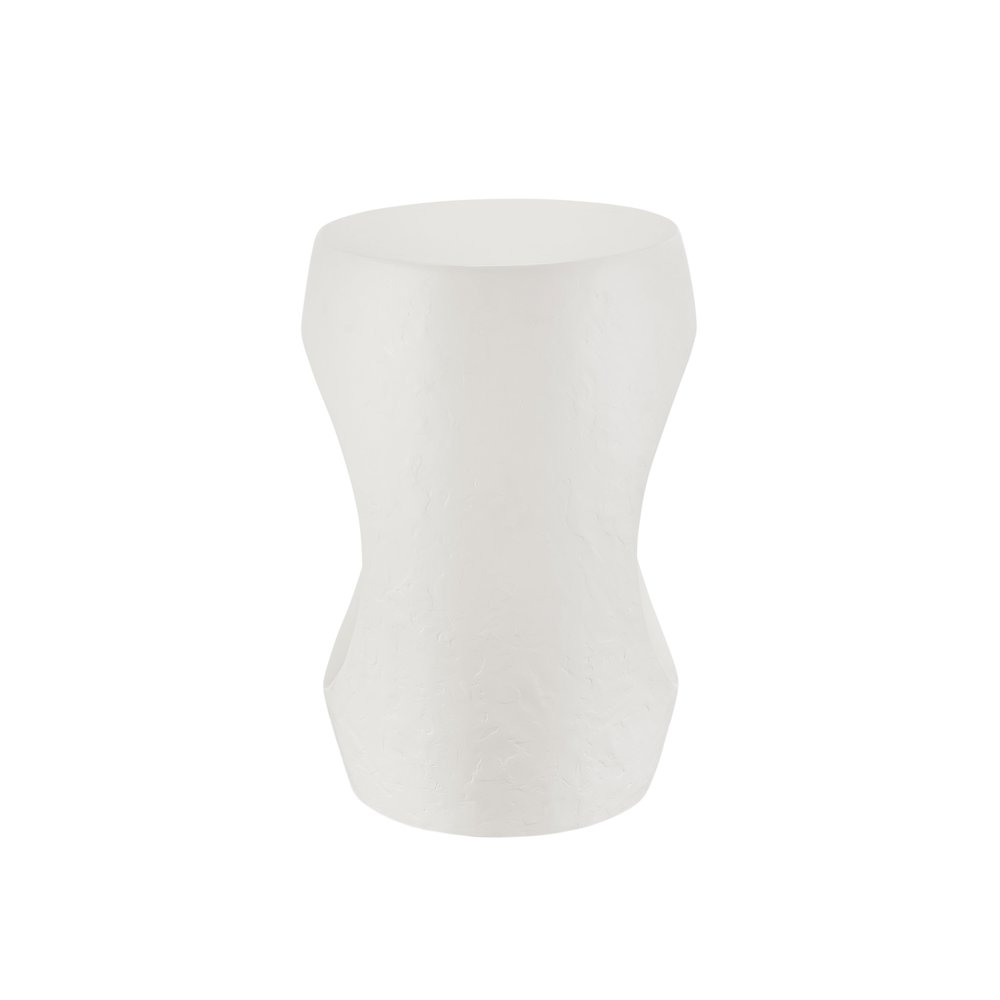 Canyo Accent Table In Abaco White Color. Picture 3
