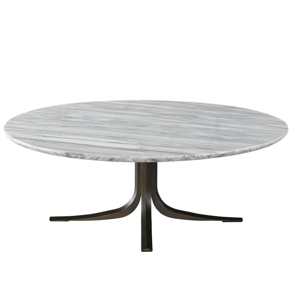 Aro Cocktail Table In Satin Bronze Color. Picture 1