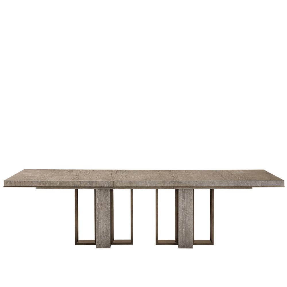Del Monte Dining Table In Weathered Oak Color. Picture 1