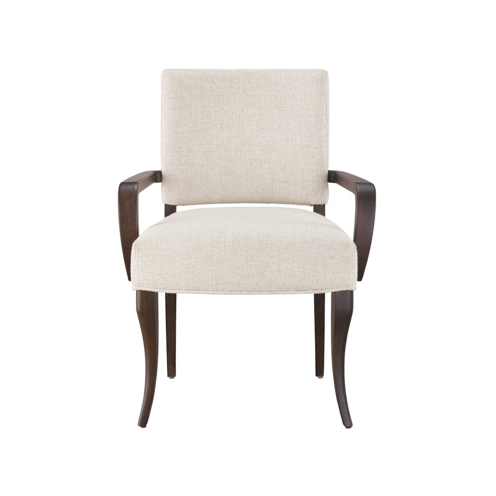 Arcata Arm Chair Pair In Otter Color. Picture 1