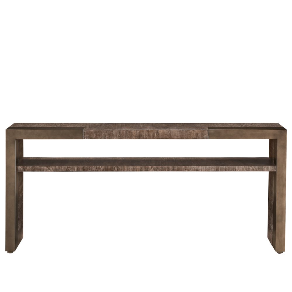 Cortado Sofa Table In Otter Color. Picture 1