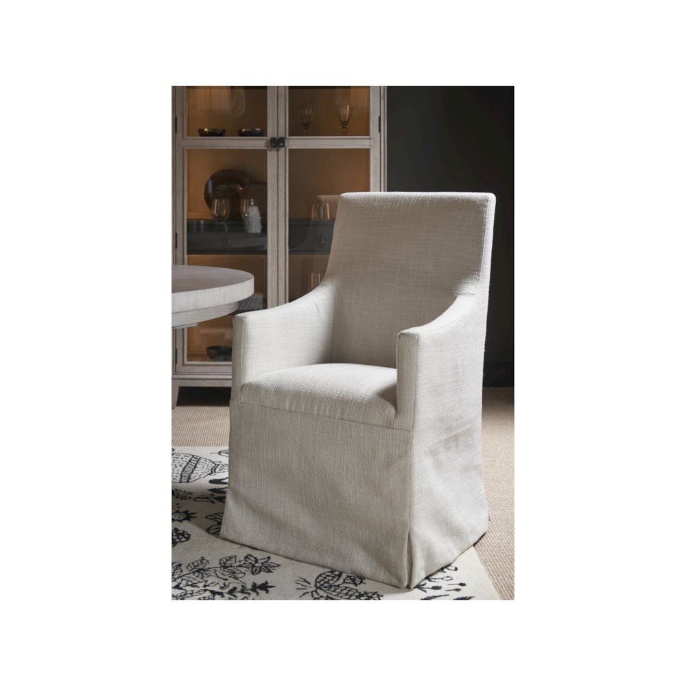 Slip Cover Chair In Soft Matte Black Color. Picture 4
