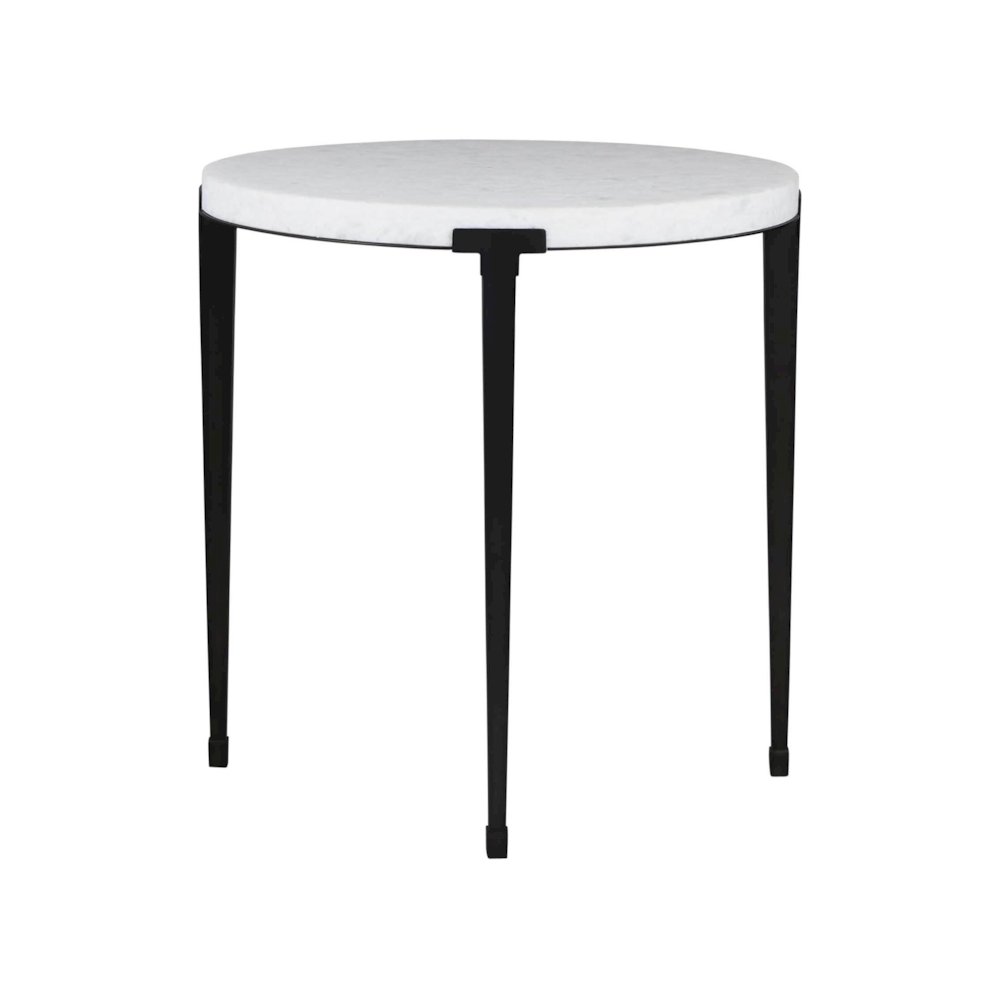 End Table In Soft Matte Black Color. Picture 1