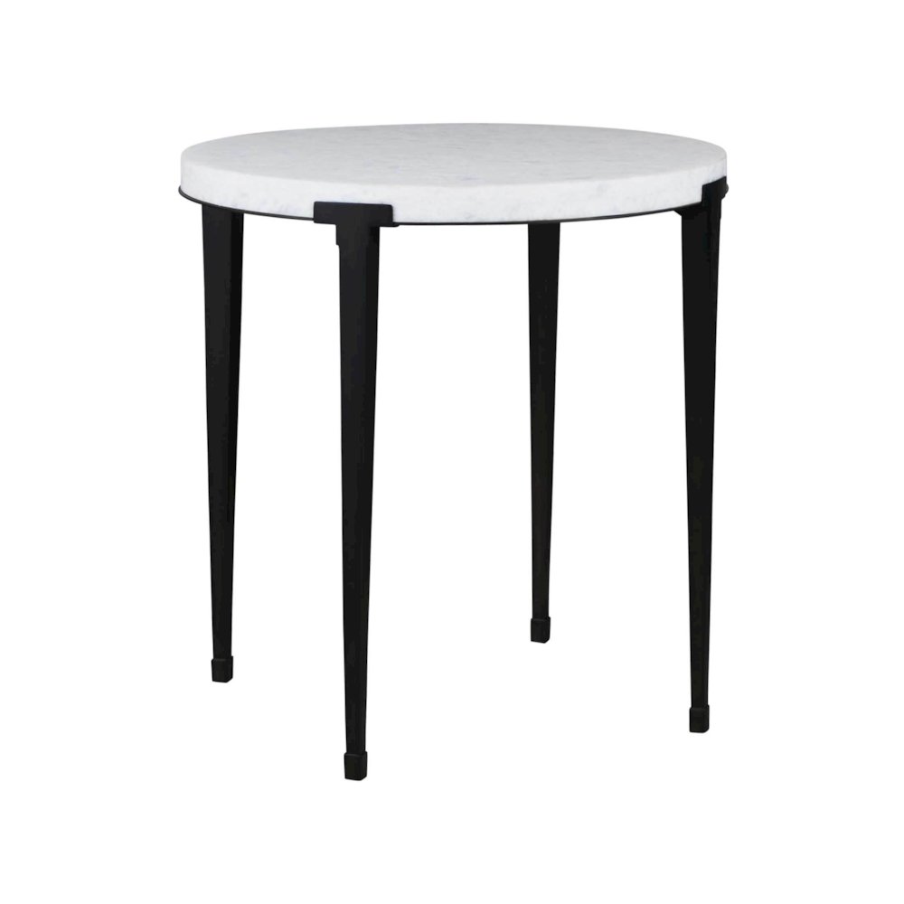 End Table In Soft Matte Black Color. Picture 2