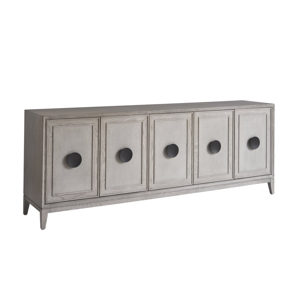 Entertainment Credenza In Rolling Fog Color. Picture 2
