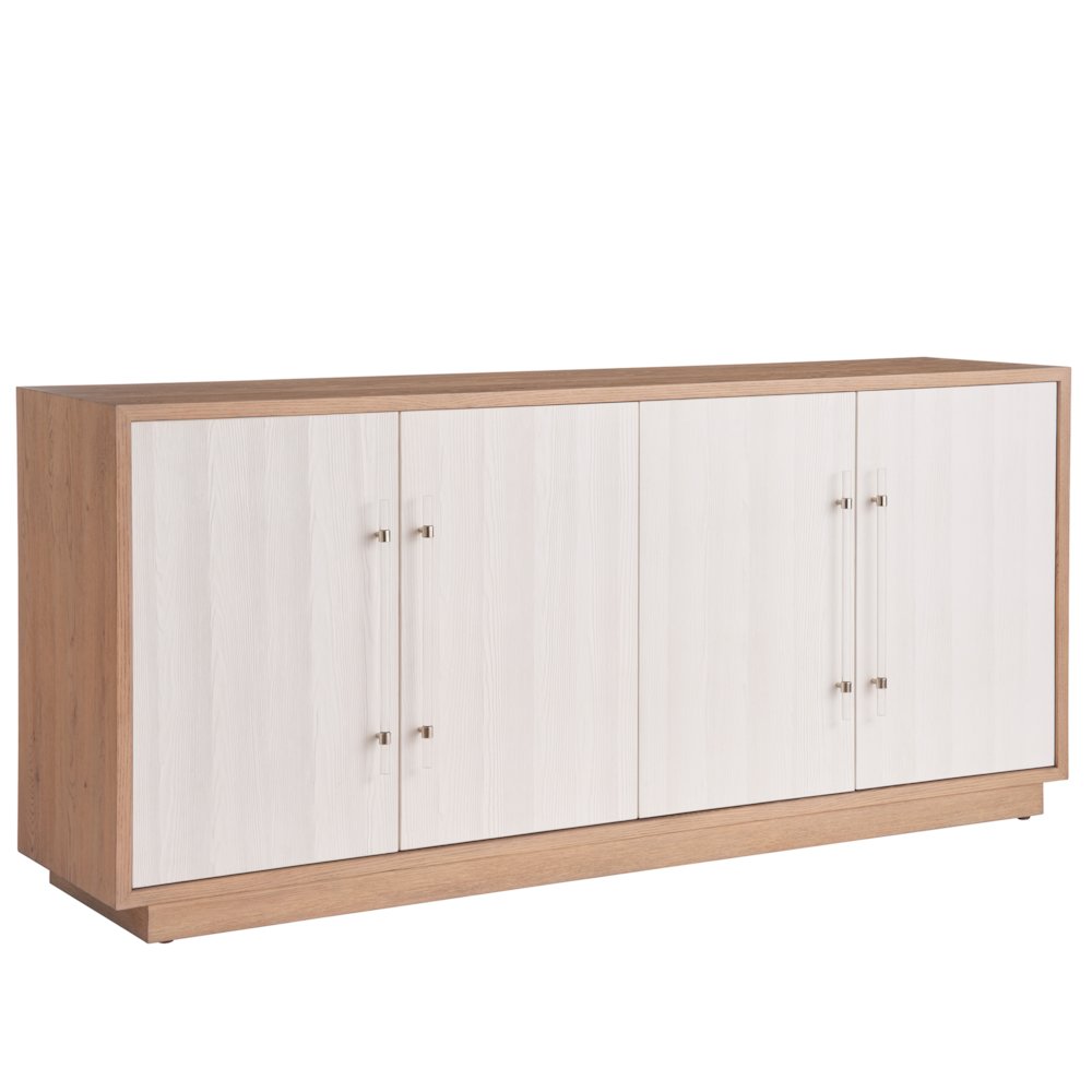 Camden Credenza In White Sand/Sand Dune Color. Picture 3