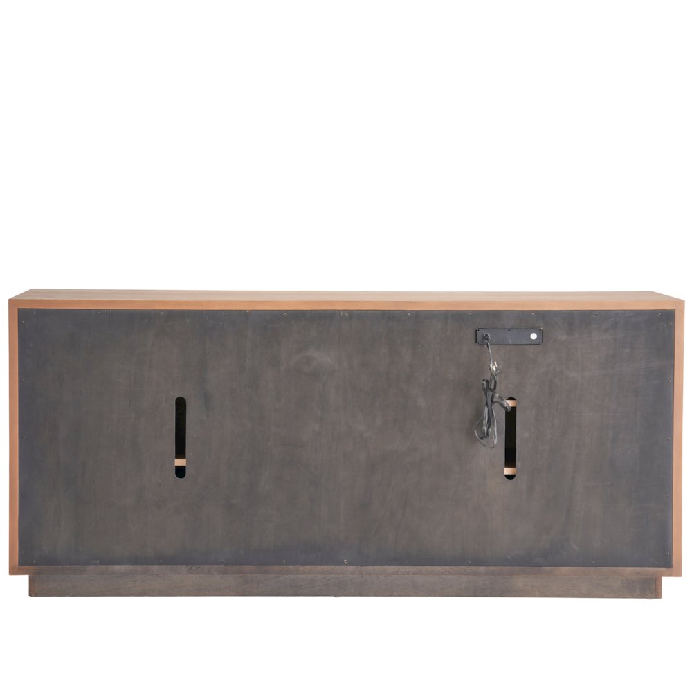 Camden Credenza In White Sand/Sand Dune Color. Picture 4