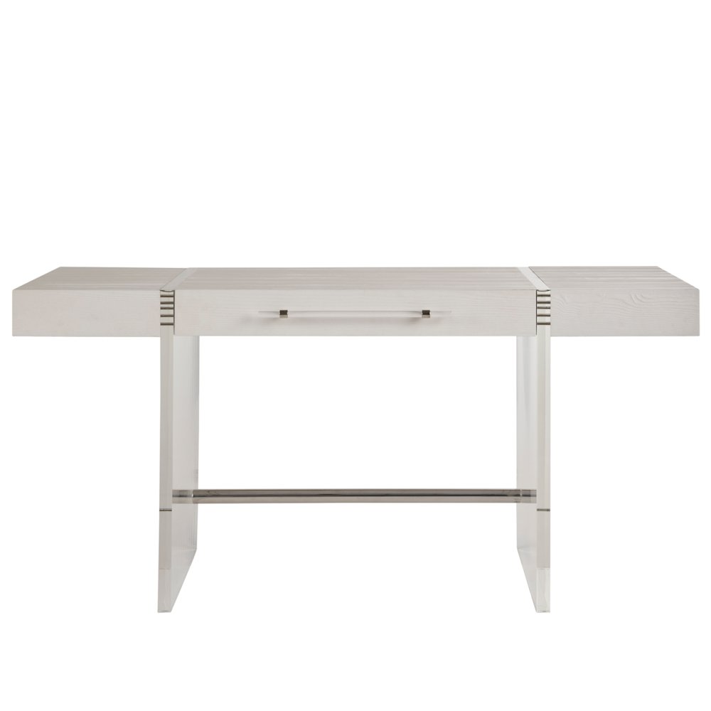 Cabo Writing Desk In White Sand Color. Picture 1