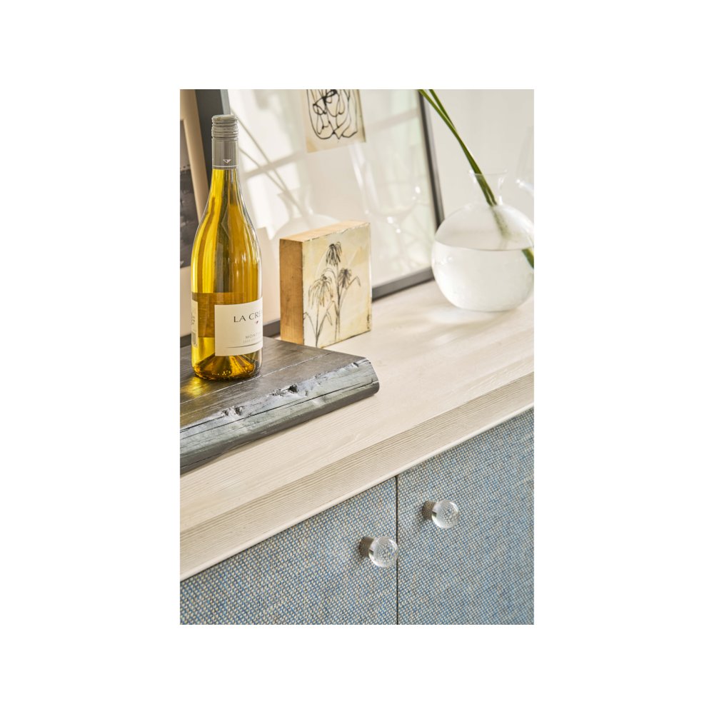 Captiva Credenza In White Sand/Blue Seagrass Color. Picture 6