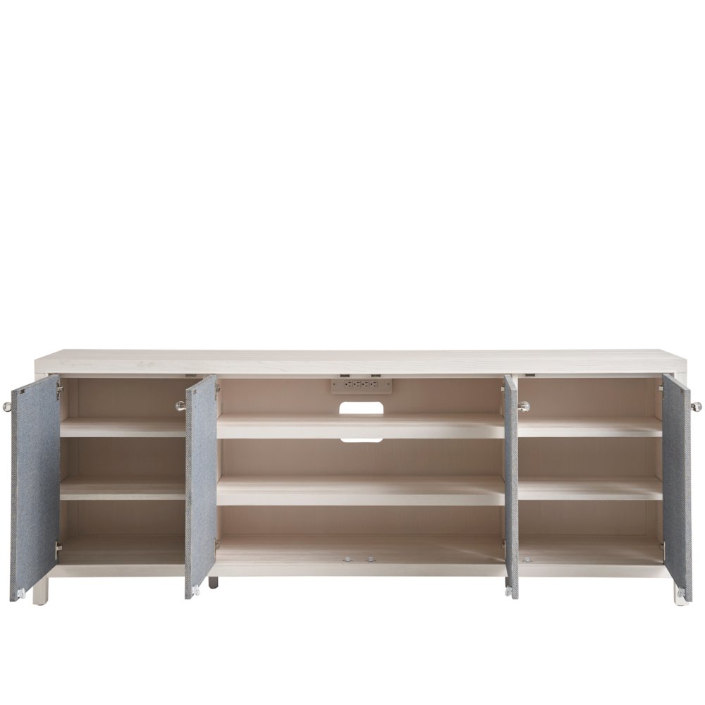 Captiva Credenza In White Sand/Blue Seagrass Color. Picture 2