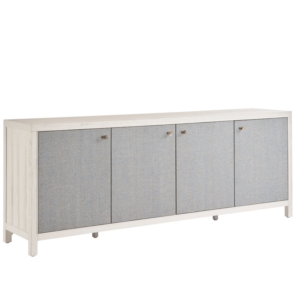 Captiva Credenza In White Sand/Blue Seagrass Color. Picture 3