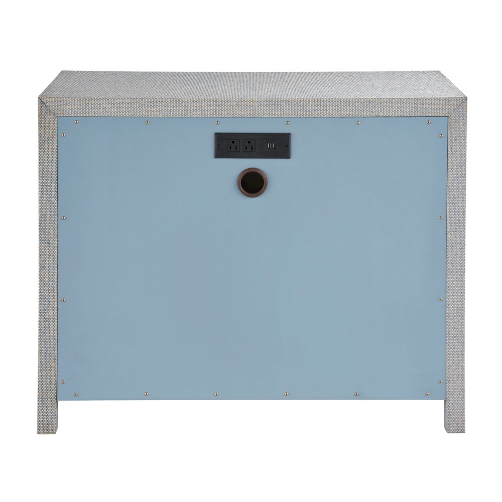 Bimini Chest In Blue Seagrass Color. Picture 3