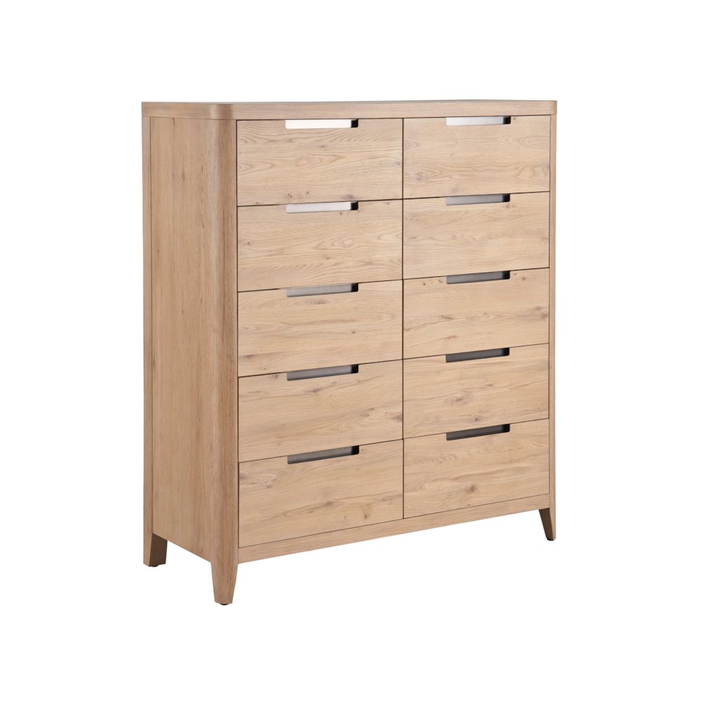 Walker Drawer Chest In Organic Natural Oak Color. Picture 2