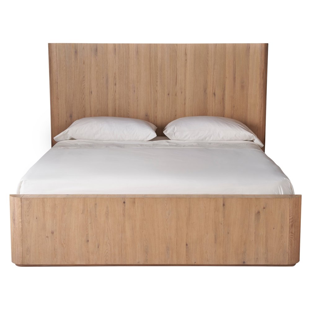Walker Bed Queen In Organic Natural Oak Color. Picture 1