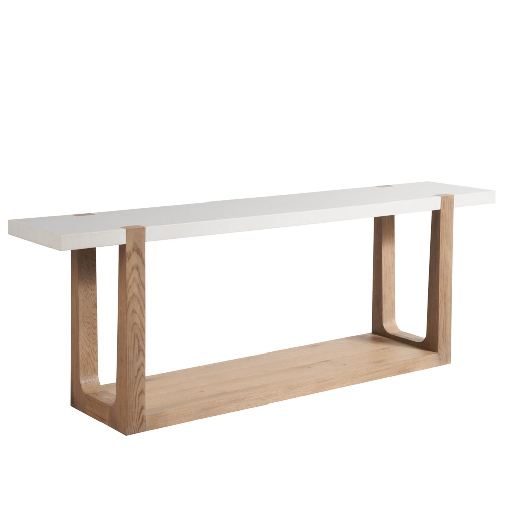 Ellis Console Table In Organic Natural Oak Color. Picture 2