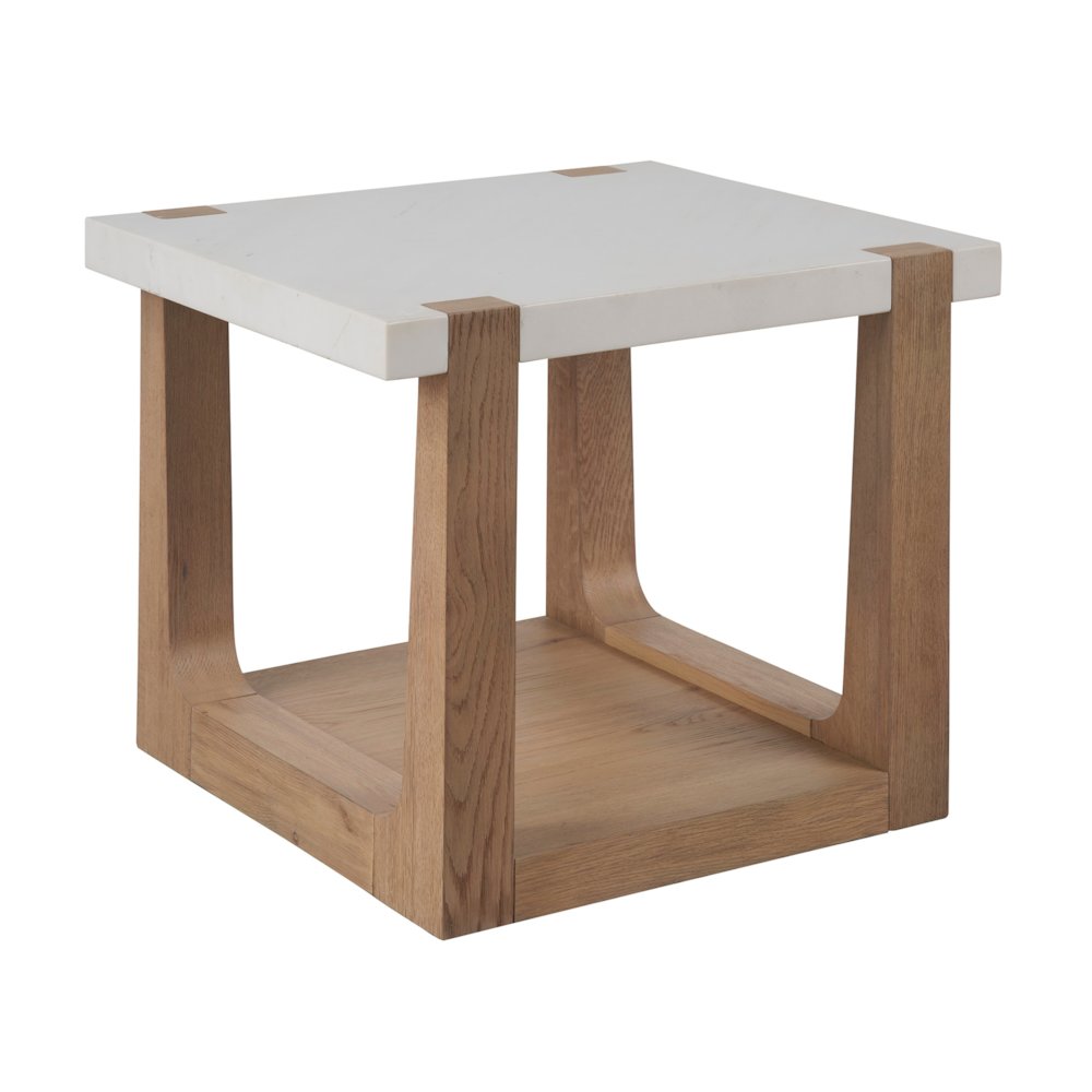Ellis  End Table In Organic Natural Oak Color. Picture 2