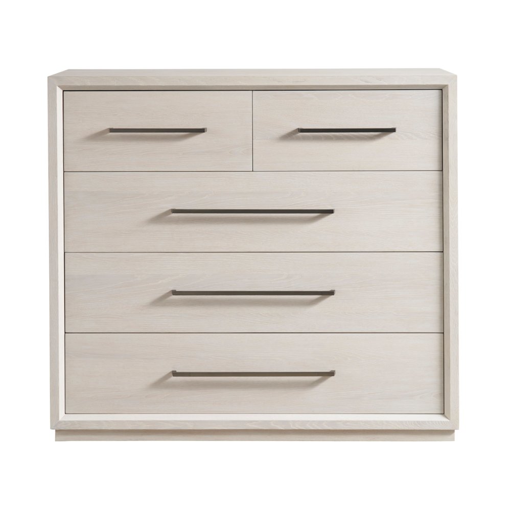 Astrid Drawer Chest In White Oak Color. Picture 1