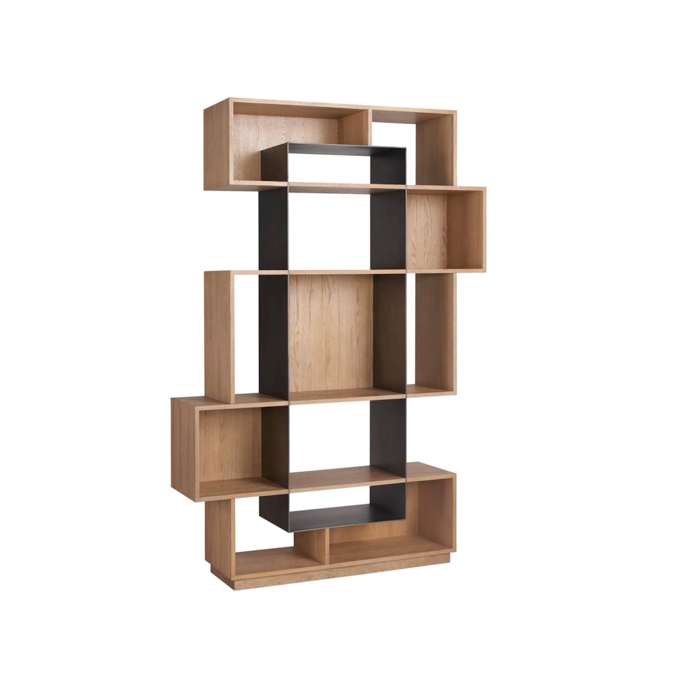 Jaxon Etagere In Natural Oak  Color. Picture 2