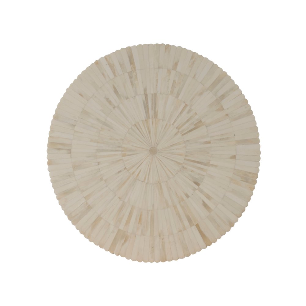 Marcella Table In Natural Bone Color. Picture 2