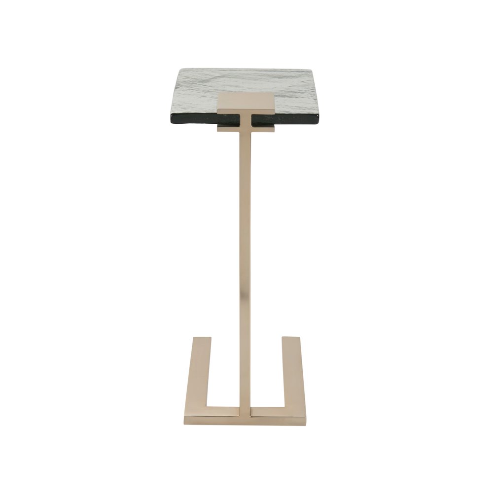 Axis Martini Table In Champagne Gold Color. Picture 2