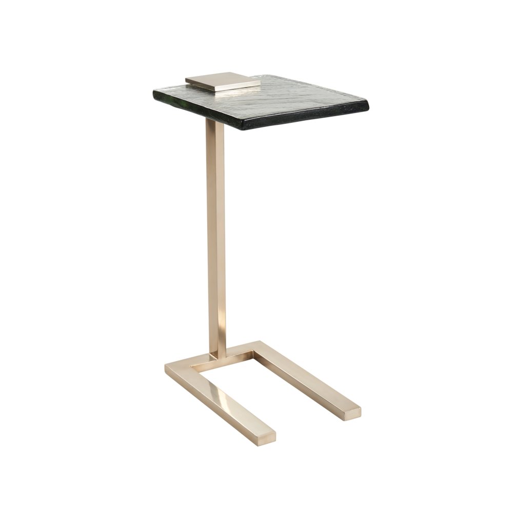 Axis Martini Table In Champagne Gold Color. Picture 3