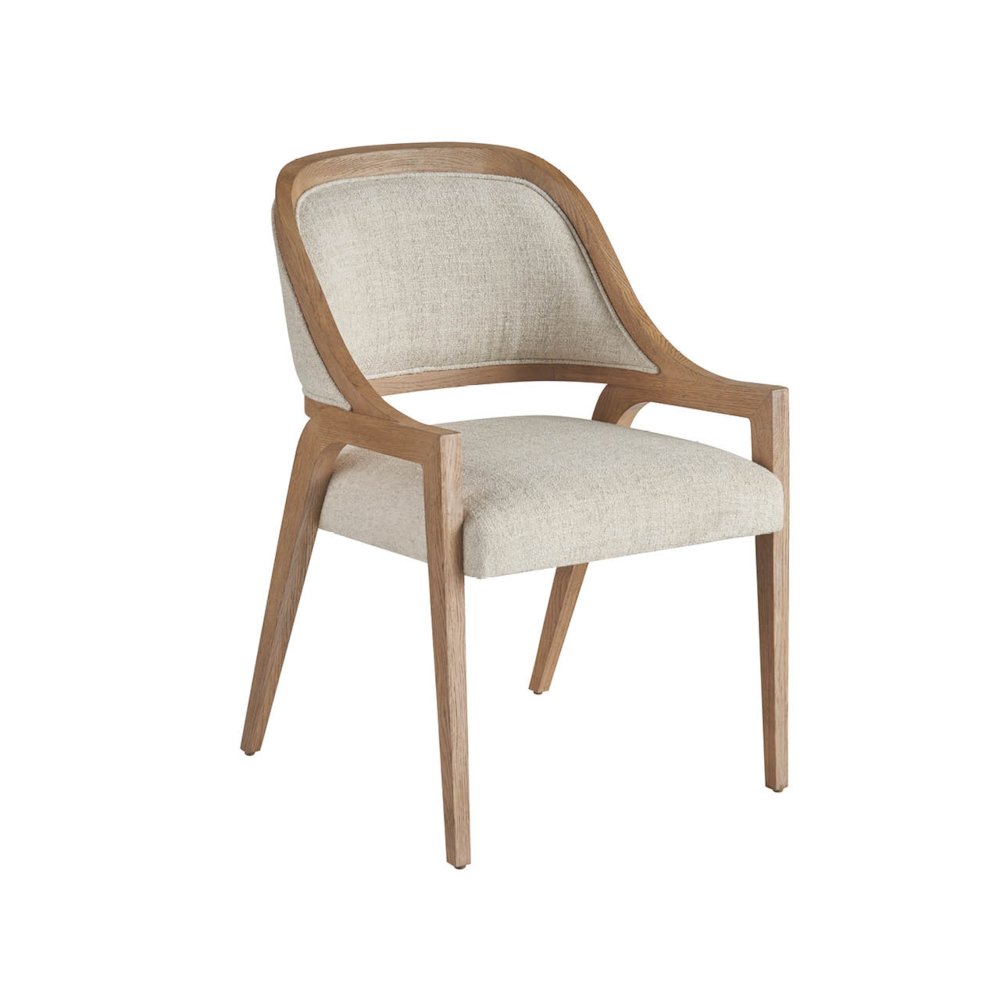 Avaline Arm Chair in Skylark Color. Picture 3