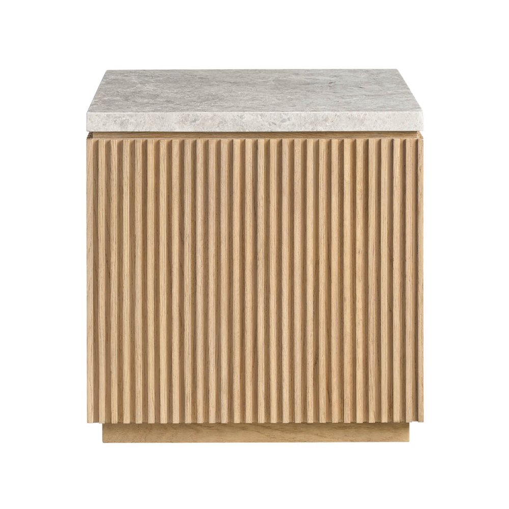 Carmen Side Table in Skylark Color. Picture 1