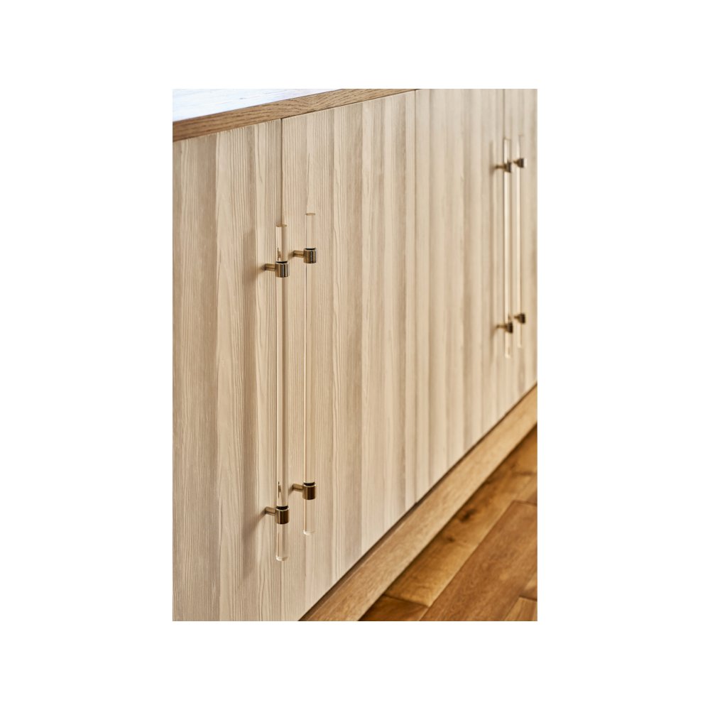 Camden Credenza In White Sand/Sand Dune Color. Picture 6